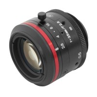 Kowa LM25JC5MC 2/3" 25mm F2.8 Manual Iris C-Mount Lens, Compact & Ruggedized Design, 5 Megapixel Rated